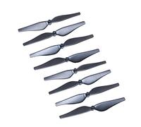 Hélices de Rechange Compatible avec Drones D, 8 pièces, Accessoires Rouges et Noirs, compatibles avec Les modèles CW et CCW, pièces de Rechange(Black)