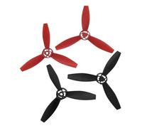Hélices de rechange for drone Parrot for Bebop 2.0 (lot de 4) avec vis et système de fixation rapide. Accessoires for drone : noir, blanc, rouge.(2 Black 2 Red)