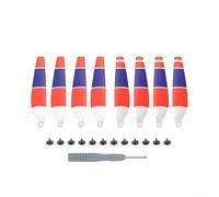 Hélices de rechange pour DJI Mini 4/3 Pro - Lot de 8 lames en matériau PC conçues pour la stabilité du vol et un ajustement précis (D)