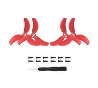 Hélices de Remplacement avec vis pour DJI Avata 2, Convient pour DJI Avata 2 Accessoires (Rouge 2#)