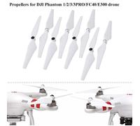 Hélices de verrouillage à dégagement rapide pour DJI Phantom 2/3 - ZERODIS - Blanc - 8 pièces