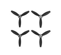 Hélices en Plastique Noir/Blanc, Lames d'hélice durables à dégagement Rapide, compatibles avec Parrot Bebop 2 Drone/FPV, Accessoire 12 pièces/Ensemble(Black)