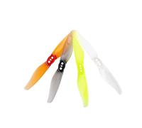 Hélices Hurricane 3018 1,5 mm, 2 mm, 3 x 1,8 mm, 3 pouces, for drone, quadricoptère, FPV, course, DIY, accessoires et pièces de rechange, 4 paires/8 pièces(2mm Clear Gray)