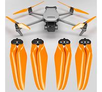 Hélices Master Airscrew Stealth pour DJI Mavic 3 & Mavic 3 Pro/Cine/Enterprise/Classic/3T/3M - Orange, 4 pièces