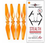 Hélices Master Airscrew Stealth pour DJI Mavic Air - Orange, 4 pièces