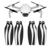 Hélices Master Airscrew Stealth pour DJI Mini 2, Mini 2 SE, Mini SE & Mini 4K - Noir, 4 hélices en Jeu