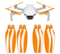 Hélices Master Airscrew Stealth pour DJI Mini 2, Mini 2 SE, Mini SE & Mini 4K - Orange, 4 hélices en Jeu