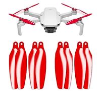 Hélices Master Airscrew Stealth pour DJI Mini 2, Mini 2 SE, Mini SE & Mini 4K - Rouge, 4 hélices en Jeu