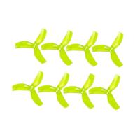 Hélices PC tripales DALPROP Cyclone T2530 de 2,5 Pouces, 4 Paires, 2025, for Drones FPV Freestyle à conduits de 2,5 Pouces(4Pairs FlouGreen)