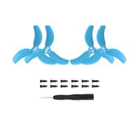 Hélices pour DJI Avata 2, remplacement d'hélices de drone, aile de drone de couleur, pièce de rechange (deux paires bleu)