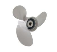 Hélices pour Moteurs Marins, 6-9.9HP Aluminum Alloy Propeller, Marine Outboard(Clear,8.9X9.5)