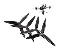 Hélices Silencieuses Durables de 7 Pouces pour Drone de Course, Hélice de 180 Mm, Poussée et équilibre Efficaces à 3 Pales, Performances Puissantes, Longue Durée de Vie avec