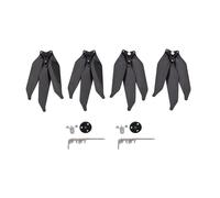 Hélices tripales 9455S en Fibre de Carbone 4 pièces - Conception silencieuse et autobloquante avec Base de Montage for Grands Drones FPV