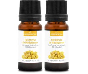 HÉLICHRYSE DE MADAGASCAR BIO - 10mL - Huile Essentielle de Qualité Premium - 100% Pure, Naturelle, garantie ChromaCert® - Chémotypée & Intégrale (Lot de 2)