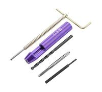 Helicoil Kit de réparation de filetage hélicoïdal, 50 pièces en acier inoxydable, kit d'inserts de filetage hélicoïdal, impérial 8, 32UNC x 1,5D, pour aluminium, magnésium, matériaux à faible