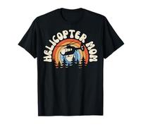 Helicopter Mom Retro Surprotecteur Fête des Mères T-Shirt