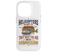 Helicopter Pilot Aviation Beat The Air Soumission Rotor Coque pour iPhone 14 Pro