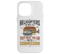 Helicopter Pilot Aviation Beat The Air Soumission Rotor Coque pour iPhone 14 Pro Max