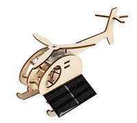 Hélicoptère À Énergie Solaire À Assembler En 3d, Puzzle En Bois, Avion, Kit De Construction De Maquettes En Bois, Bricolage, Jouet Éducatif Créatif