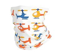 Hélicoptère De Dessin Animé Élastique Écharpe Demi-Visage Respirant Bandeau Magique Tube Bandeaux pour Moto Ski Randonnée