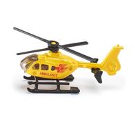 Siku Hélicoptère de sauvetage 0856 – métal/plastique, jaune, rotors pivotants