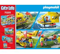 Playmobil City Life 71203 - Hélicoptère De Secours