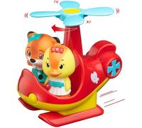 Hélicoptère de secours - SOPHIE LA GIRAFE - Klorofil - Hélices fleurs - 2 places - Figurine