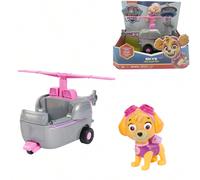 Hélicoptère de Skye, Paw Patrol, véhicule jouet avec figurine d'action à collectionner, jouets durables pour enfants garçons et filles de 3 ans et plus Voitures miniatures en hélicoptère : les personn