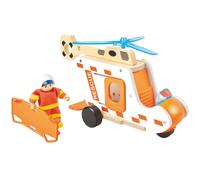 Hape Helicopter To The Rescue! Orange Enfants
