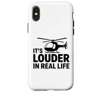 Hélicoptère - Équipage aérien - C'est Plus Fort dans la Vraie Vie Coque pour iPhone X/XS