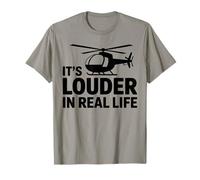 Hélicoptère - Équipage aérien - C'est Plus Fort dans la Vraie Vie T-Shirt