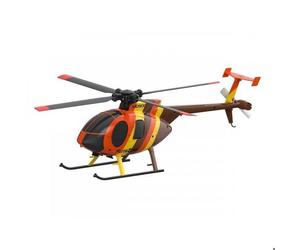 Hélicoptère - FLITEZONE - Hughes MD500E - Orange - Prêt à voler - Pour débutants