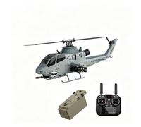 Hélicoptère militaire F112S AH-1 1:40, classe 200, 2,4 GHz, 9 CH RC + 1 batterie