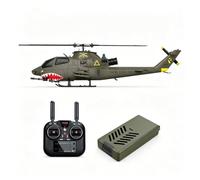Hélicoptère militaire F112S AH-1 1:40, classe 200, 2,4 GHz, 9 CH RC + 1 batterie