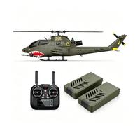 Hélicoptère militaire F112S AH-1 1:40, classe 200, 2,4 GHz, 9 CH RC + 2 batteries