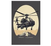 Hélicoptère Puzzle en Bois 1000 Pièces pour Adultes Et Enfants, Puzzles Impossible, Jeu De Patience Coloré, À Partir De 12 Ans 78×53cm