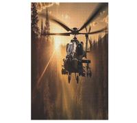 Hélicoptère Puzzle en Bois 1000 Pièces pour Adultes Et Enfants, Puzzles Impossible, Jeu De Patience Coloré, À Partir De 12 Ans 78×53cm