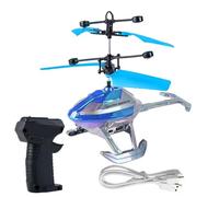 Hélicoptère Télécommandé | Drone Hélicoptère à Contrôle Gestuel avec LED | Jouet Rechargeable Antichute pour Extérieur Jardin Parc Salon