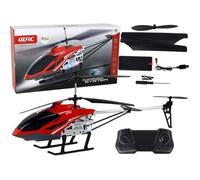 Hélicoptère Télécommandé - LEANTOYS - RC 70 cm - Rouge - Pour enfants à partir de 3 ans - Intérieur