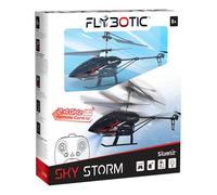 Flybotic Hélicoptère radiocommandé Sky Storm 3 canaux Gyroscope rotor coaxial Batterie incluse