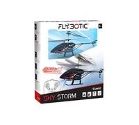 Flybotic Hélicoptère radiocommandé Sky Storm 3 canaux Gyroscope rotor coaxial Batterie incluse
