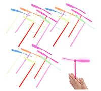 Hélicoptère volant jouet main Spinner en plastique volant libellule jouet libellule hélice jouet pour extérieur enfant jouet 200 pièces 17.5 cm main hélicoptère Spinner volant libellule jouet en plast