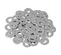 HELIFOUNER Lot de 50 rondelles d'aile M10 x 25 x 1,5 mm, grandes rondelles d'aile en acier inoxydable 304, diamètre intérieur 10 mm, diamètre extérieur 25 mm, épaisseur 1,5 mm