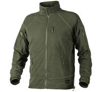 Helikon Alpha Tactique Grille Polaire Militaire Combat Hommes Veste Olive Vert