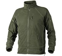 Helikon Alpha Veste tactique en polaire pour homme Vert olive, vert olive, XL