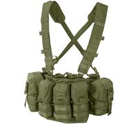 Helikon Guardian Gilet Tactique Chest Rig MOLLE Chasse Munitions Verde Oliva