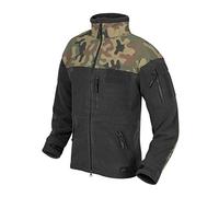 Helikon Hommes Infanterie Duty Toison Veste Noir/PL Woodland taille S