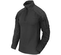 Helikon MCDU Combat Chemise NyCo Ripstop Manche Longue Militaire Hommes Noir