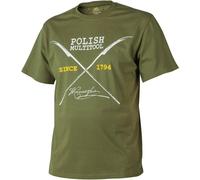 Helikon Polonais Multitool Logo T-Shirt Graphique Hommes Top U.S. De Chasse Vert