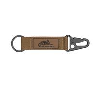 Helikon Porte-clés mousqueton certifié Öko-Tex avec logo - En nylon coyote